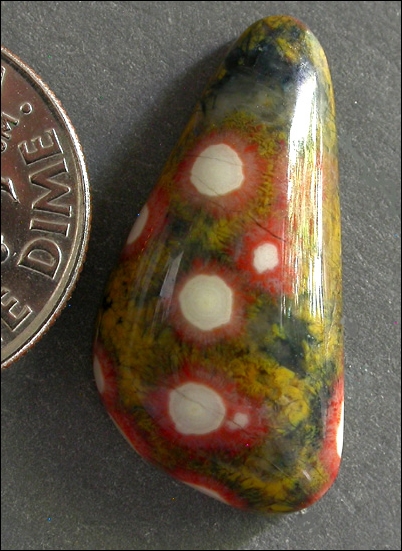 ORBICULAR JASPER DESIGNER CABOCHON (U.S.A.) – 10.27 ct. Free Shape